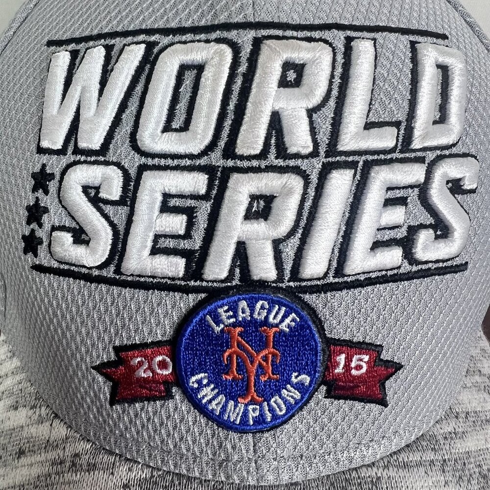 New York Mets 2015 World Series League Champion Fitted On-Field Hat Size‎ OSFM - Picture 4 of 14